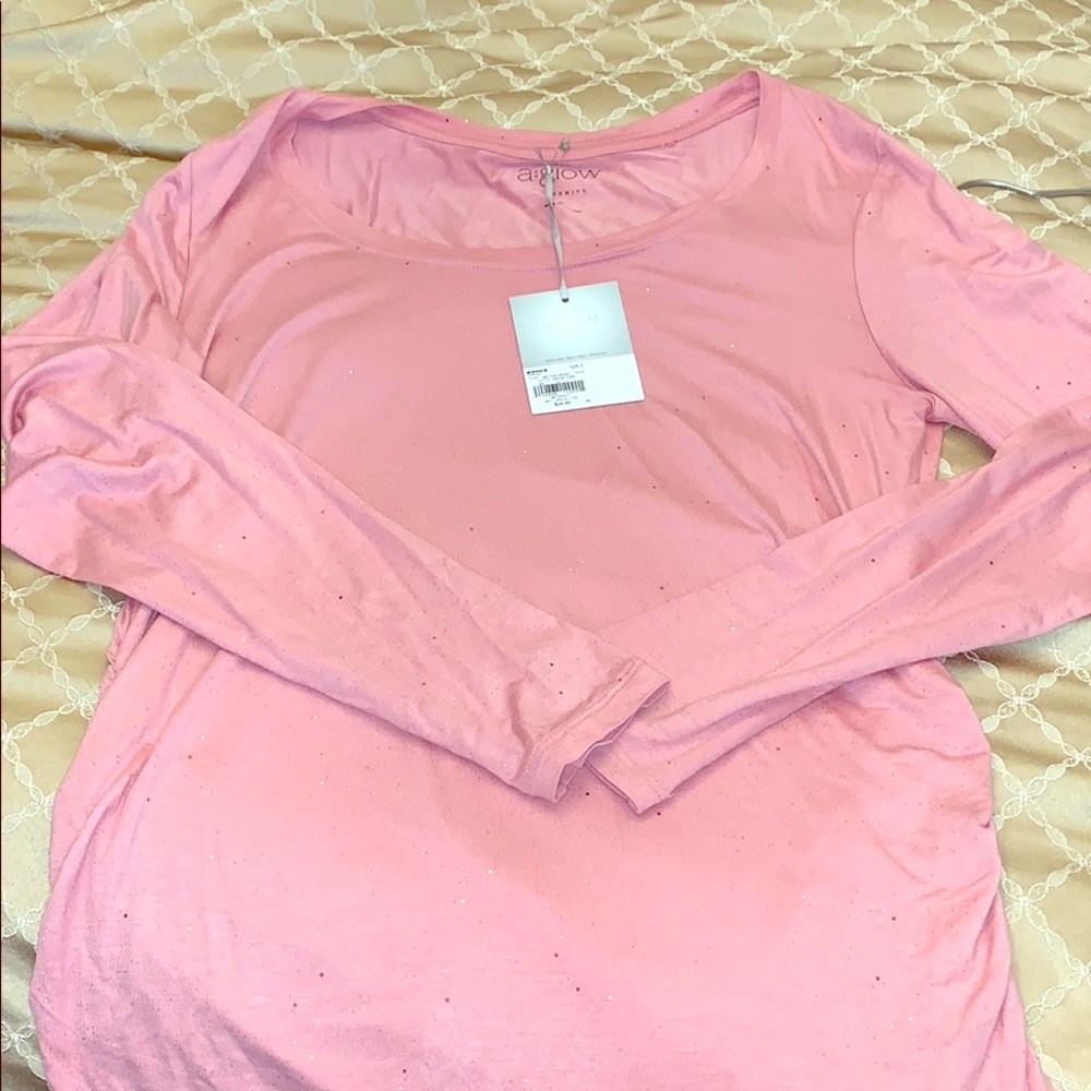 SOLD! - Pink Maternity Shirt!